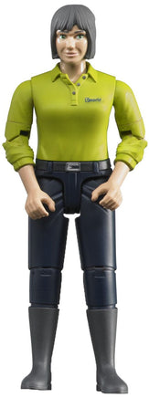Figurina femeie cu bluza verde Bruder® bworld® 60405